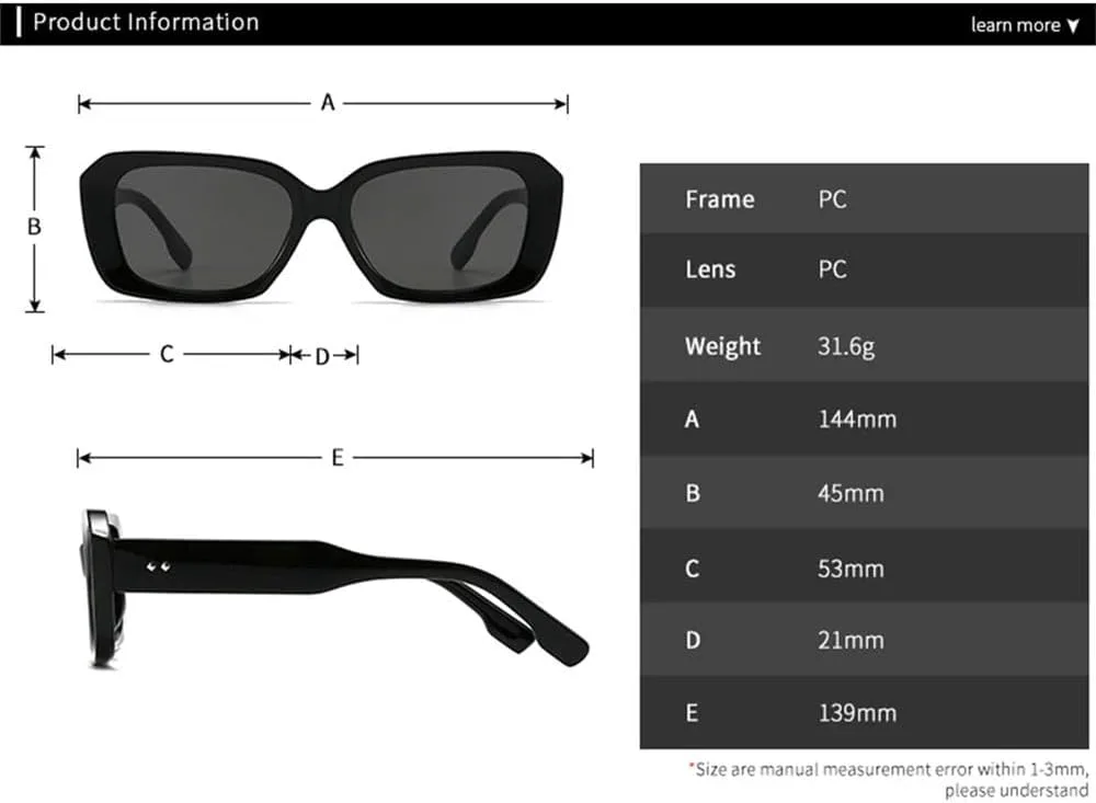 Квадратные женские солнцезащитные очки конфетных цветов с прозрачным градиентом. Мужские солнцезащитные очки с широкими дужками и заклепками DSVIGF, C6 Light Tea
Квадратные женские солнцезащитные очки конфетных цветов с прозрачным градиентом. Мужские солнцезащитные очки с широкими дужками и заклепками DSVIGF, C6 Light Tea