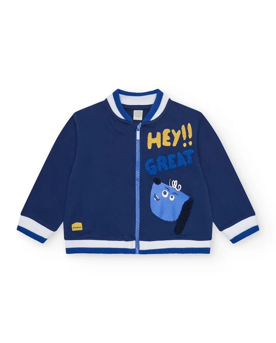 Детская толстовка из флиса на молнии Tuc Tuc, темно-синий
Детская толстовка из флиса на молнии Tuc Tuc, темно-синий