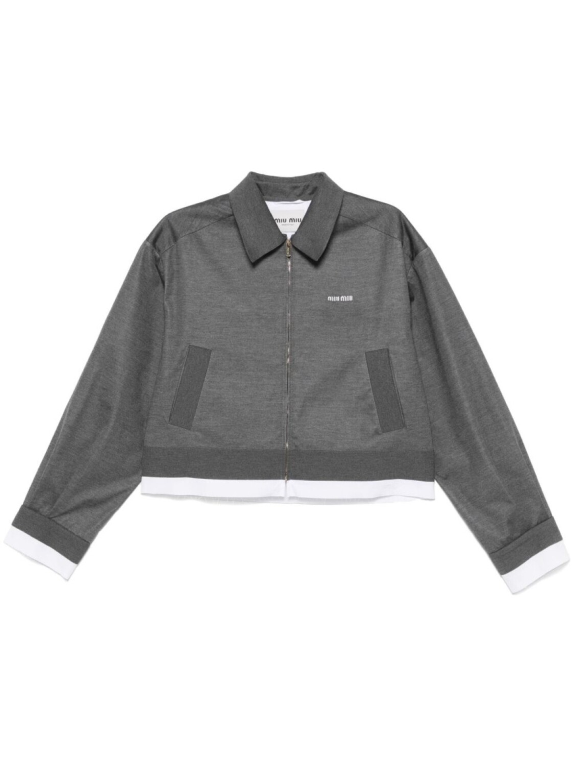 Miu Miu куртка-рубашка, серый
Miu Miu куртка-рубашка, серый
