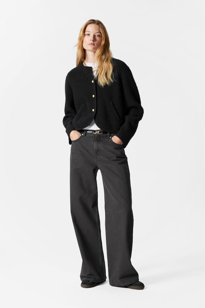 Джинсы свободного покроя с широкими штанинами & Other Stories, черный
Джинсы свободного покроя с широкими штанинами & Other Stories, черный
