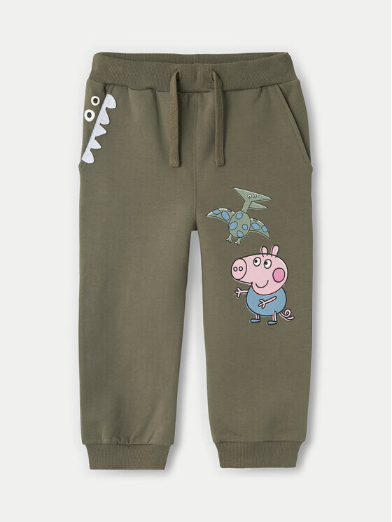 Спортивные брюки стандартного кроя Name It, зеленый 
Спортивные брюки стандартного кроя Name It, зеленый