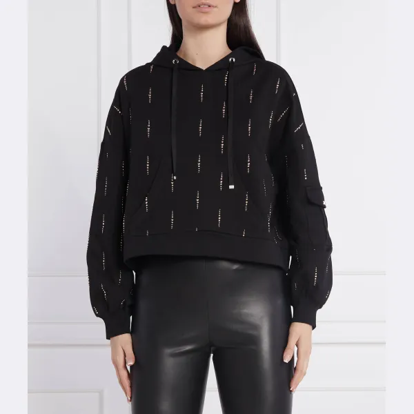 Укороченная толстовка Liu Jo, черный
Укороченная толстовка Liu Jo, черный