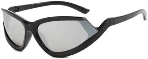 Солнцезащитные очки для активного отдыха 2027 года для женщин и мужчин, винтажные панк-очки с зеркальными линзами, женские солнцезащитные очки MTZJH, Black Silver3476
Солнцезащитные очки для активного отдыха 2027 года для женщин и мужчин, винтажные панк-очки с зеркальными линзами, женские солнцезащитные очки MTZJH, Black Silver3476