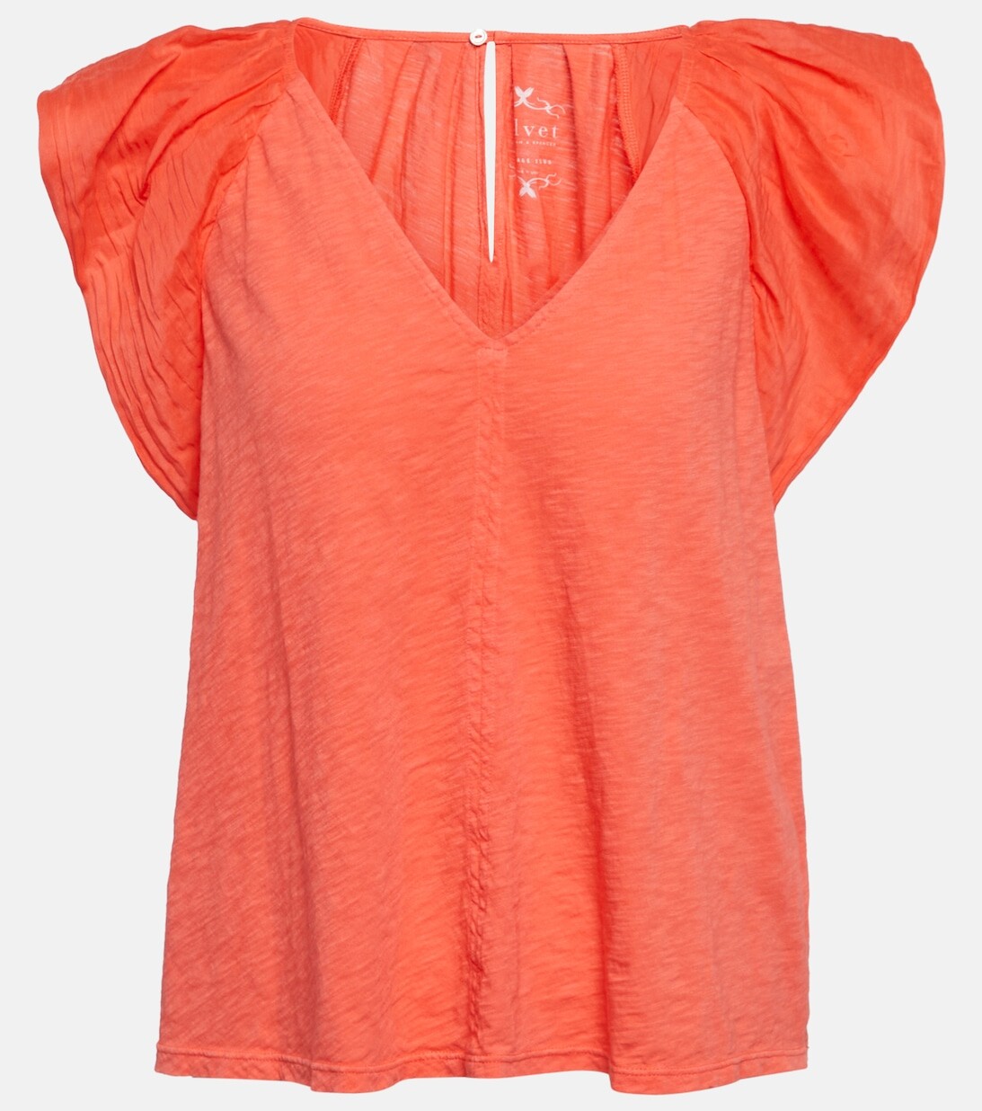 Топ Carly из хлопка VELVET, оранжевый
Топ Carly из хлопка VELVET, оранжевый