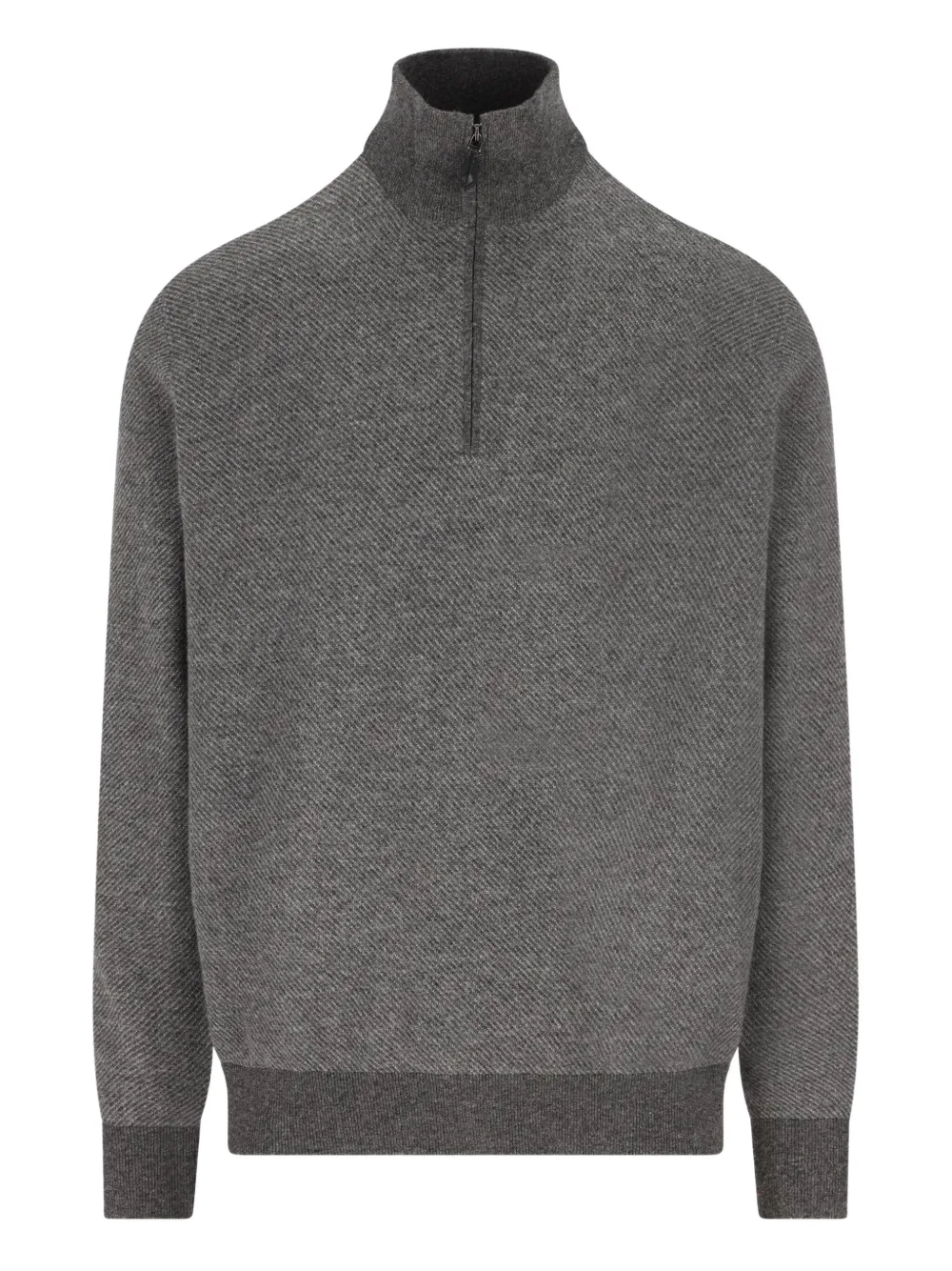 Свитер на молнии до половины Loro Piana, серый
Свитер на молнии до половины Loro Piana, серый