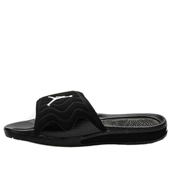 Тапочки hydro iv gray slippers Air Jordan, черный 
Тапочки hydro iv gray slippers Air Jordan, черный