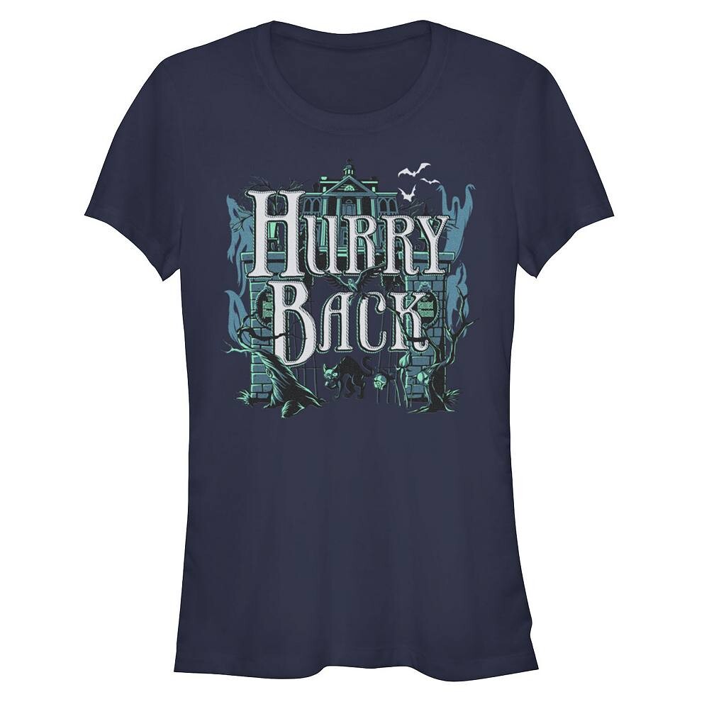 Женская футболка Hurry Back Gate Disney's The Haunted Mansion Licensed Character, темно-синий
Женская футболка Hurry Back Gate Disney's The Haunted Mansion Licensed Character, темно-синий