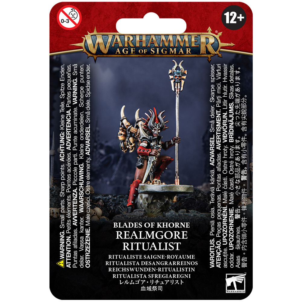 Миниатюра Games Workshop Warhammer Age of Sigmar: Blades of Khorne - Realmgore Ritualist
Миниатюра Games Workshop Warhammer Age of Sigmar: Blades of Khorne - Realmgore Ritualist