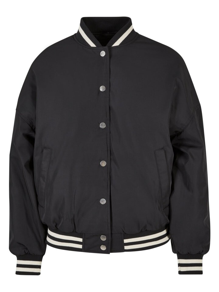 Демисезонная куртка Urban Classics, черный 
Демисезонная куртка Urban Classics, черный