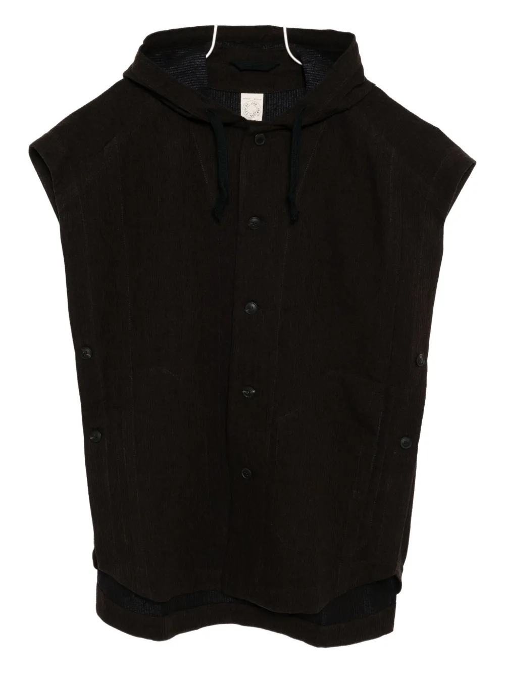 Жилет с капюшоном и рифленой фактурой Jan Jan Van Essche, коричневый
Жилет с капюшоном и рифленой фактурой Jan Jan Van Essche, коричневый