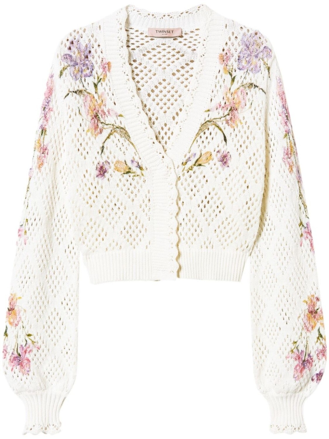 TWINSET кардиган с цветочным принтом, белый
TWINSET кардиган с цветочным принтом, белый