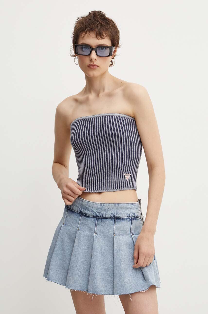 Топ Guess Originals, темно-синий 
Топ Guess Originals, темно-синий