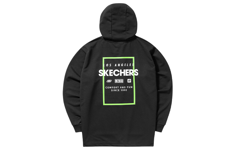 Унисекс худи Skechers, Угольно-черный/0018 
Унисекс худи Skechers, Угольно-черный/0018