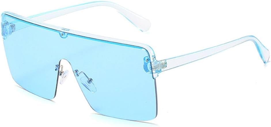 Солнцезащитные очки для женщин и мужчин в крупной оправе, цельные солнцезащитные очки в полуоправе с градиентными линзами, ретро-очки для вождения, защита от УФ-излучения UV400 KTUCN, Trans Blue
Солнцезащитные очки для женщин и мужчин в крупной оправе, цельные солнцезащитные очки в полуоправе с градиентными линзами, ретро-очки для вождения, защита от УФ-излучения UV400 KTUCN, Trans Blue