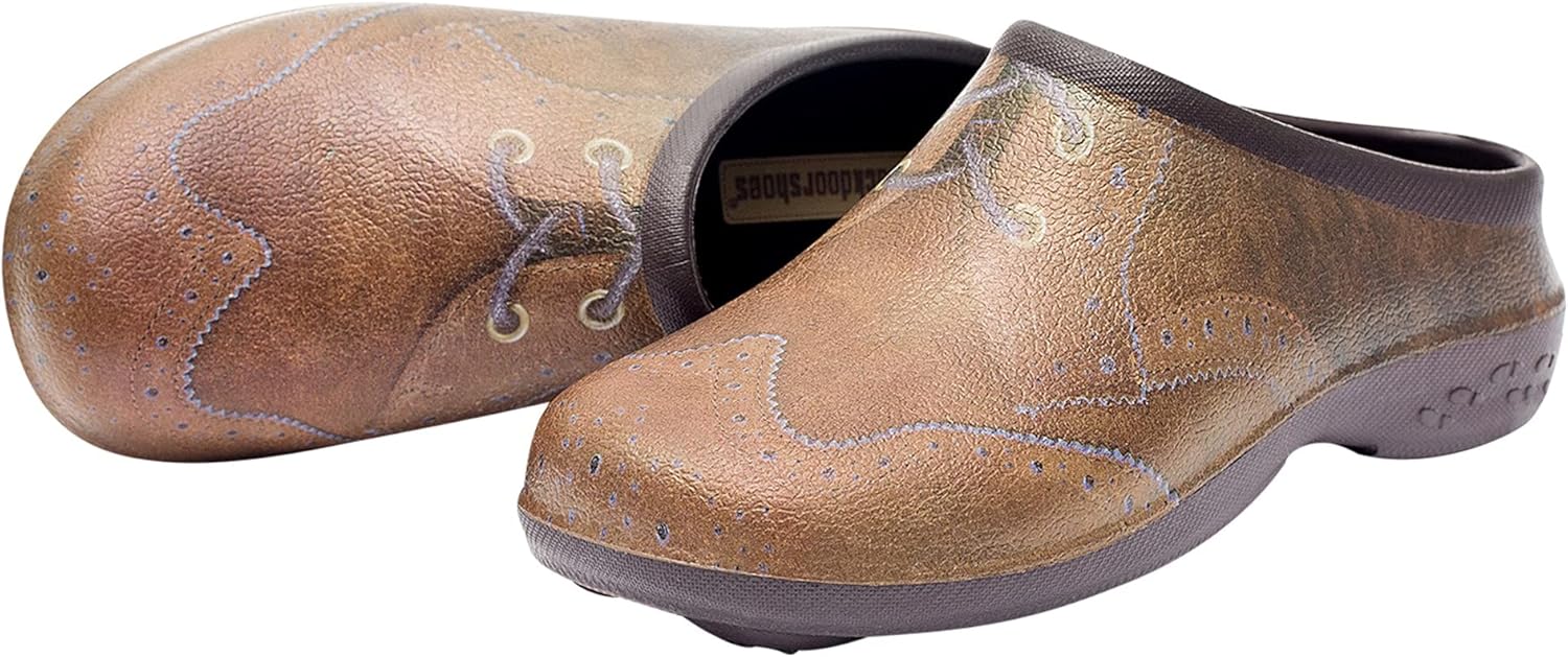 Водонепроницаемые премиальные садовые сабо Backdoorshoes для мужчин с поддержкой свода стопы, Brogue
Водонепроницаемые премиальные садовые сабо Backdoorshoes для мужчин с поддержкой свода стопы, Brogue