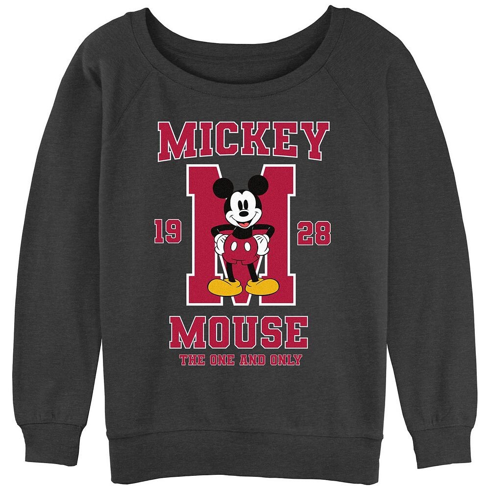Пуловер с рисунком для юниоров Disney's Mickey Mouse The One And Only 1928 года, цвет Charcoal Heather 
Пуловер с рисунком для юниоров Disney's Mickey Mouse The One And Only 1928 года, цвет Charcoal Heather