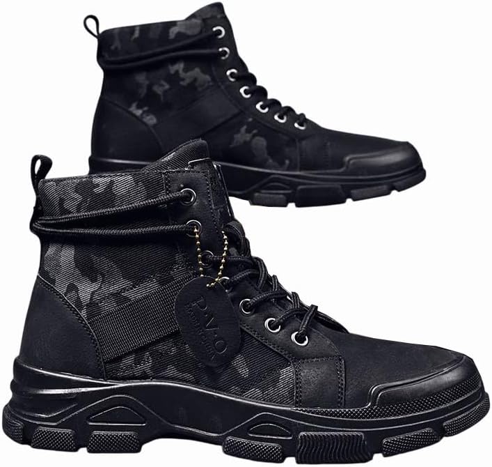 Мужские походные ботинки с камуфляжным принтом, водонепроницаемые, повседневные, мотоциклетные, с высоким берцем и шнуровкой, рабочие Generic, черный
Мужские походные ботинки с камуфляжным принтом, водонепроницаемые, повседневные, мотоциклетные, с высоким берцем и шнуровкой, рабочие Generic, черный