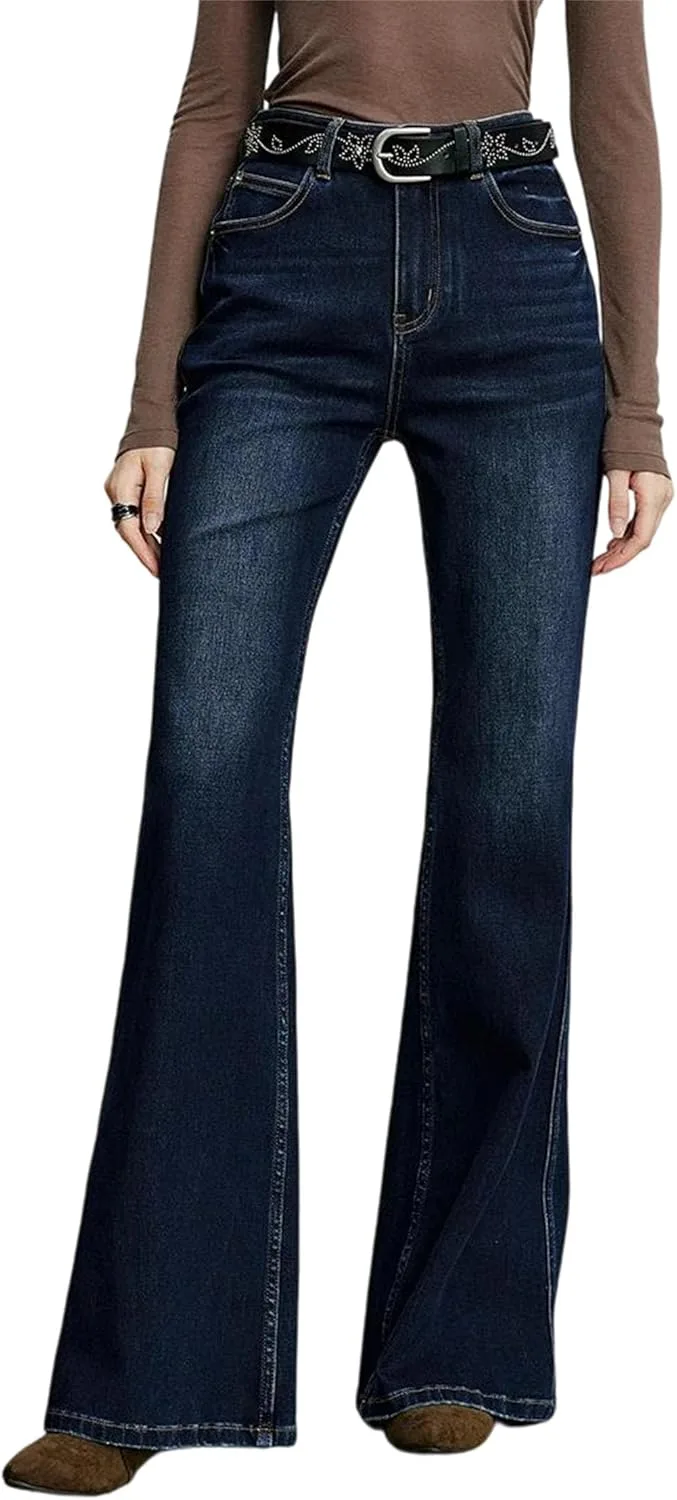 Женские брюки-клеш Mid Waist Stretch Flares Full Length Denim
Женские брюки-клеш Mid Waist Stretch Flares Full Length Denim