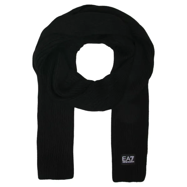 Шарф с добавлением шерсти Ea7, черный
Шарф с добавлением шерсти Ea7, черный