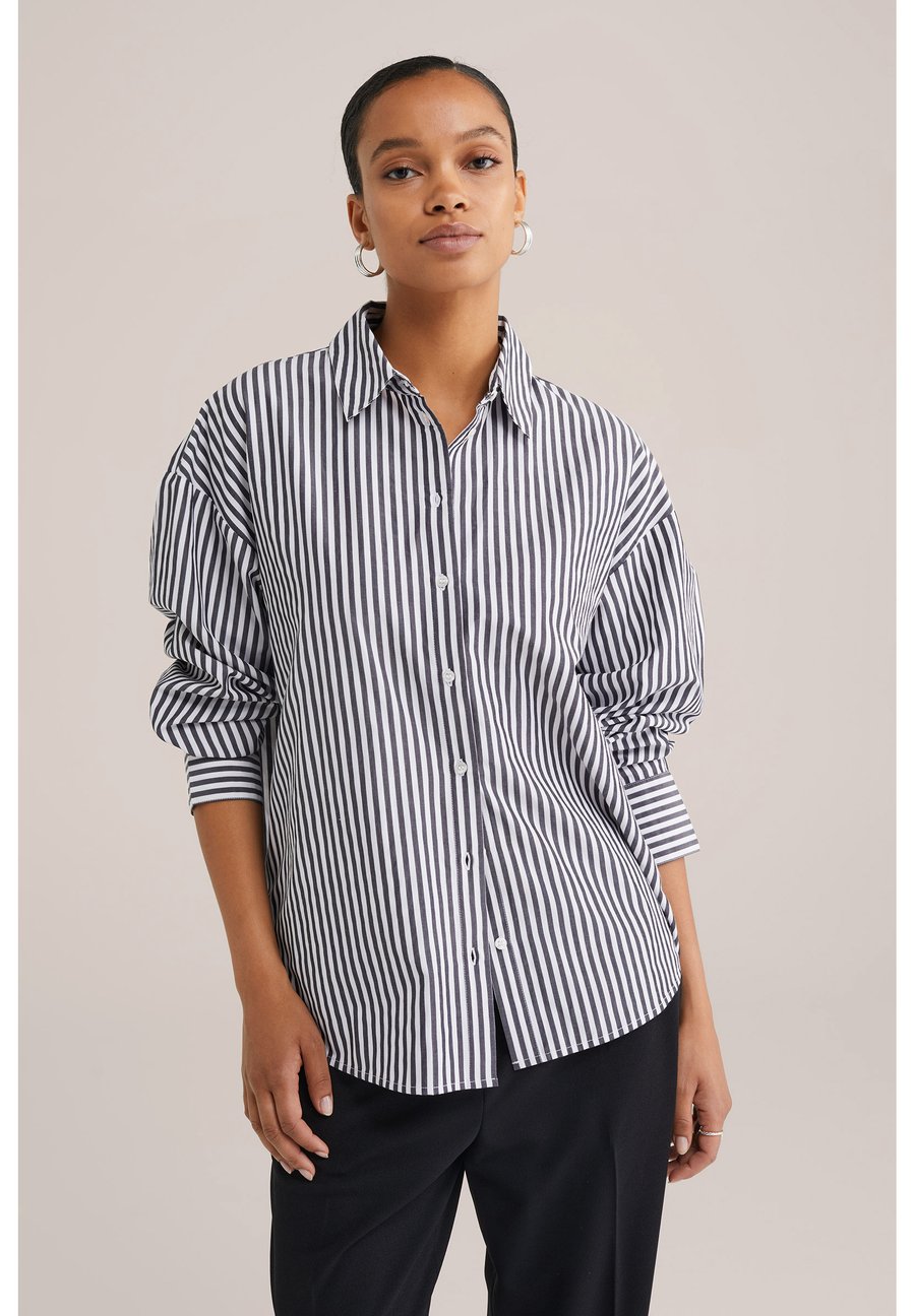 Блуза WE Fashion Button-down blouse, Black
Блуза WE Fashion Button-down blouse, Black