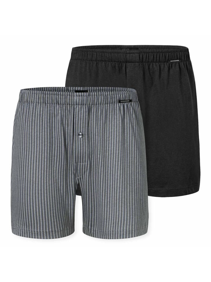 Трусы боксеры Schiesser, черный/серый
Трусы боксеры Schiesser, черный/серый