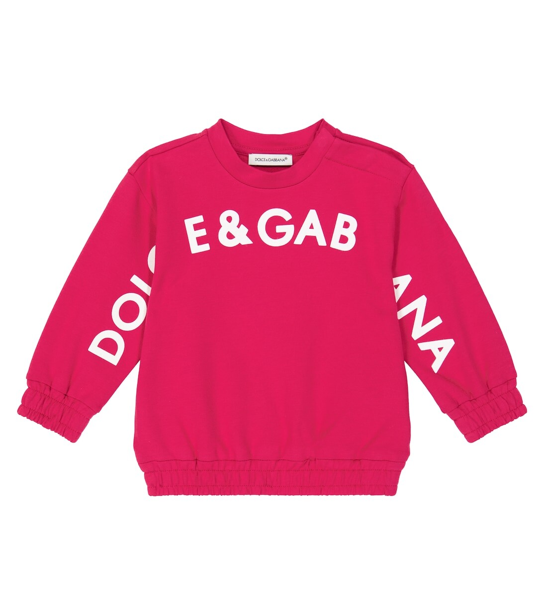 Толстовка из хлопкового джерси с логотипом Dolce&Gabbana Kids, фиолетовый
Толстовка из хлопкового джерси с логотипом Dolce&Gabbana Kids, фиолетовый