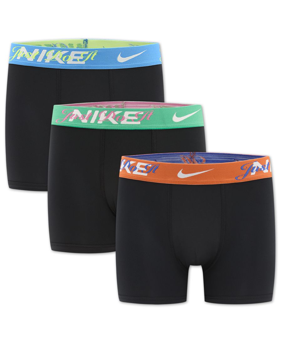 Комплект из 3 боксеров для мальчиков Nike, Black
Комплект из 3 боксеров для мальчиков Nike, Black