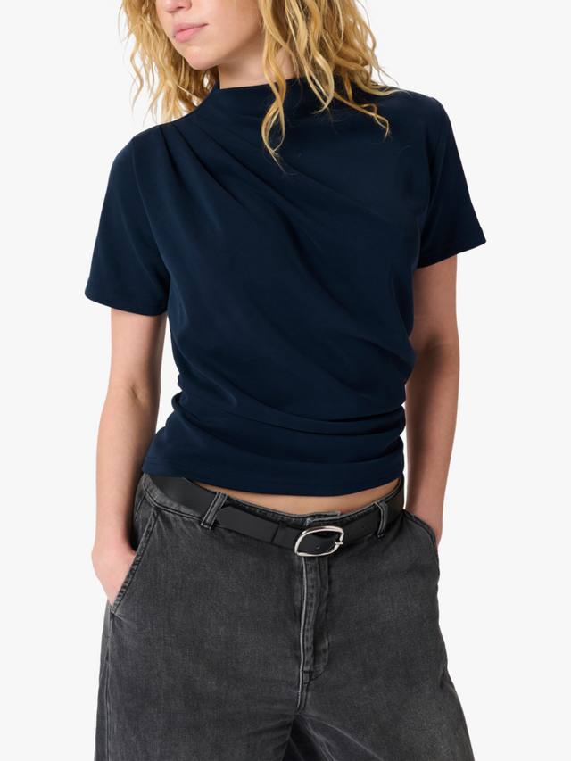 Топ с коротким рукавом из тонкой драпировки helle MY ESSENTIAL WARDROBE, средний синий
Топ с коротким рукавом из тонкой драпировки helle MY ESSENTIAL WARDROBE, средний синий