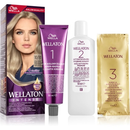 Ton Intense Permanent Color с аргановым маслом - 10/81 Ультрасветлый пепельный блонд, 1 шт Wella
Ton Intense Permanent Color с аргановым маслом - 10/81 Ультрасветлый пепельный блонд, 1 шт Wella