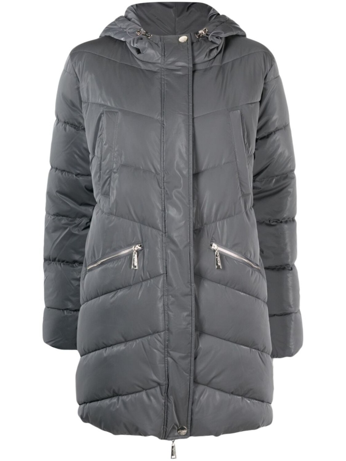 LIU JO пуховик с капюшоном и логотипом, серый
LIU JO пуховик с капюшоном и логотипом, серый