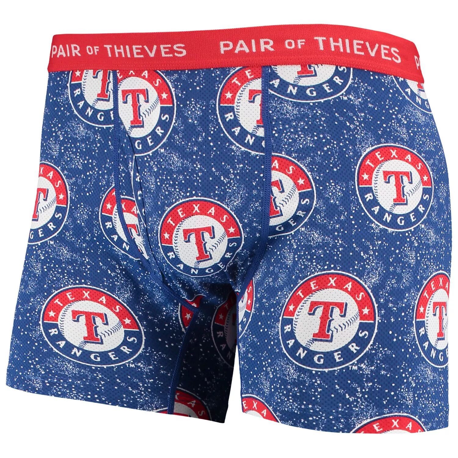 Мужская пара трусов-боксеров Thieves Royal/Black Texas Rangers Super Fit, комплект из 2 трусов-боксеров
Мужская пара трусов-боксеров Thieves Royal/Black Texas Rangers Super Fit, комплект из 2 трусов-боксеров