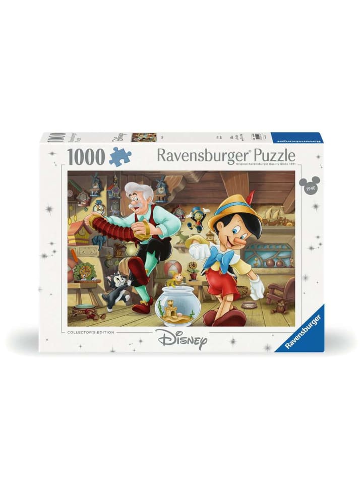 Цветной пазл «Пиноккио» от Ravensburger, состоящий из 1000 деталей
Цветной пазл «Пиноккио» от Ravensburger, состоящий из 1000 деталей