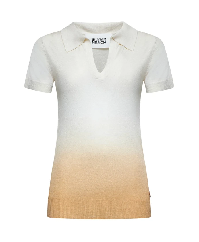 Футболка с V-образным вырезом, выцветшая на ощупь. Silvian Heach, белый
Футболка с V-образным вырезом, выцветшая на ощупь. Silvian Heach, белый