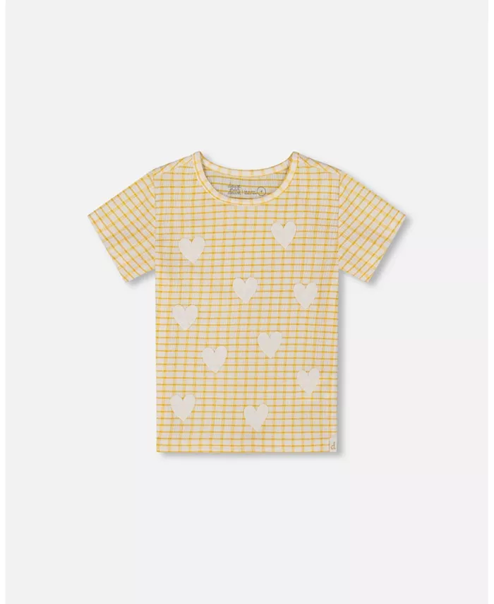 Топ для девочки Toddler Girls Crinkle Top с аппликацией, бледно-желтый и белый - Toddler|Child Deux par Deux
Топ для девочки Toddler Girls Crinkle Top с аппликацией, бледно-желтый и белый - Toddler|Child Deux par Deux
