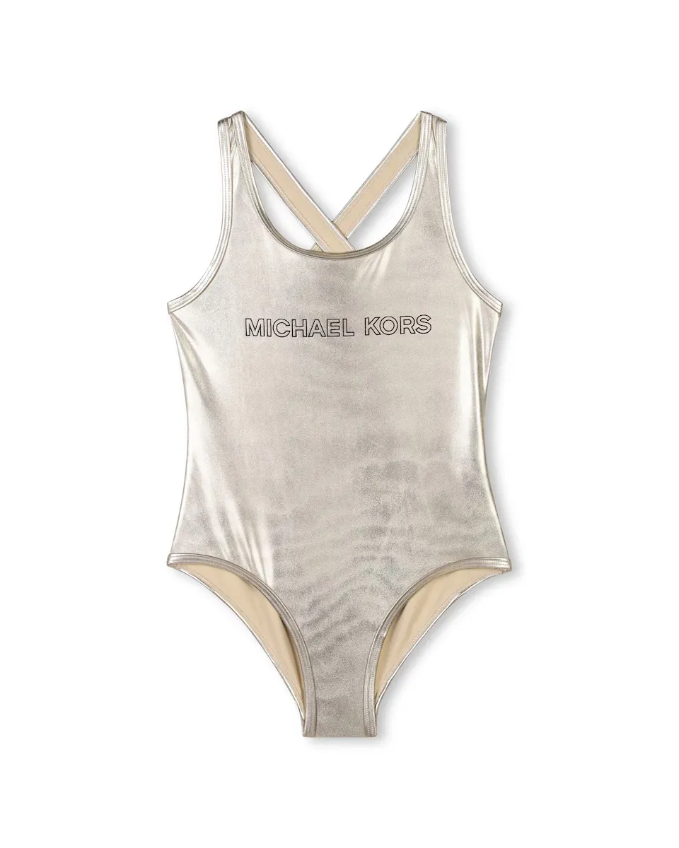 Девичий купальник в золоте с перекрещенной спиной Michael Kors, золотой
Девичий купальник в золоте с перекрещенной спиной Michael Kors, золотой