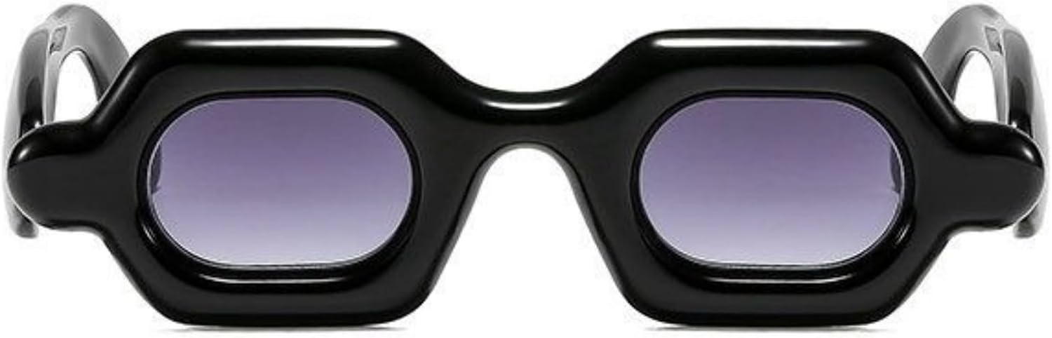 Willochra Маленькие квадратные женские солнцезащитные очки конфетных цветов, модные дизайнерские уникальные очки с широкими дужками, мужские панк-очки с градиентным переходом цвета, защита от ультрафиолета UV400, C1
Willochra Маленькие квадратные женские солнцезащитные очки конфетных цветов, модные дизайнерские уникальные очки с широкими дужками, мужские панк-очки с градиентным переходом цвета, защита от ультрафиолета UV400, C1