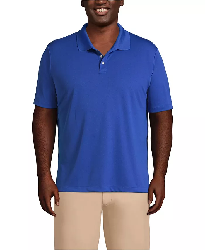 Большие и высокие школьные поло с коротким рукавом однотонные активные Lands' End, синий
Большие и высокие школьные поло с коротким рукавом однотонные активные Lands' End, синий