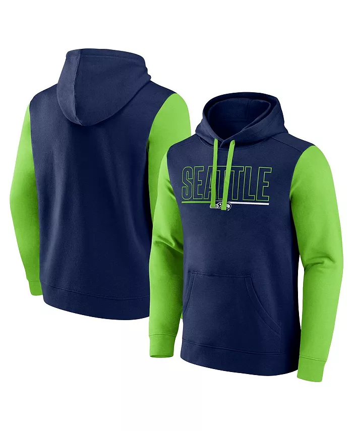 Мужской худи с контурным принтом Seattle Seahawks в цвете College Navy/Neon Green Fanatics
Мужской худи с контурным принтом Seattle Seahawks в цвете College Navy/Neon Green Fanatics