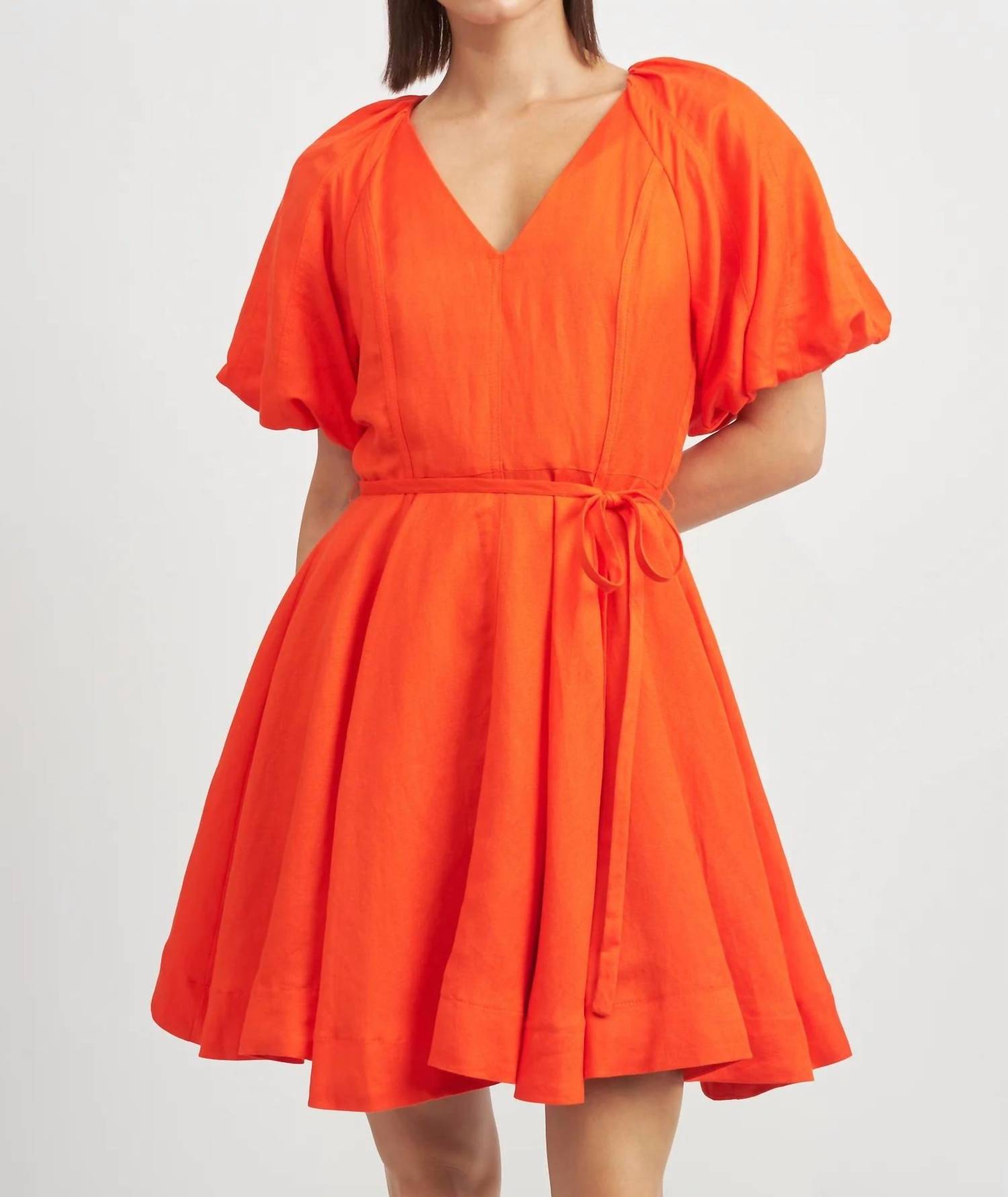 Расклешенное мини-платье Sonnet в томатно-красном цвете En Saison
Расклешенное мини-платье Sonnet в томатно-красном цвете En Saison