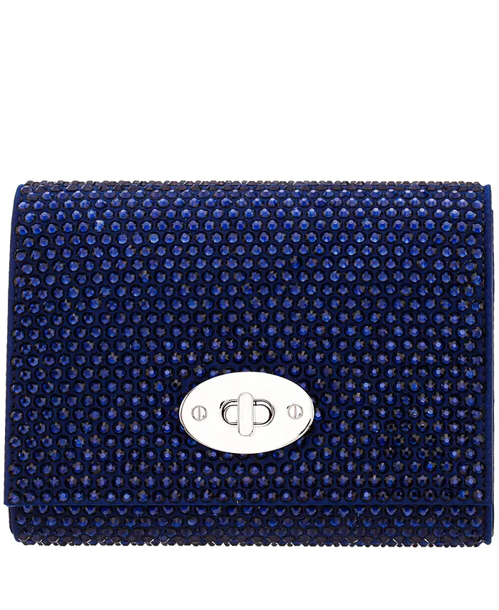 Сумка кросс-боди с клапаном, украшенная крупными кристаллами Nina, синий
Сумка кросс-боди с клапаном, украшенная крупными кристаллами Nina, синий