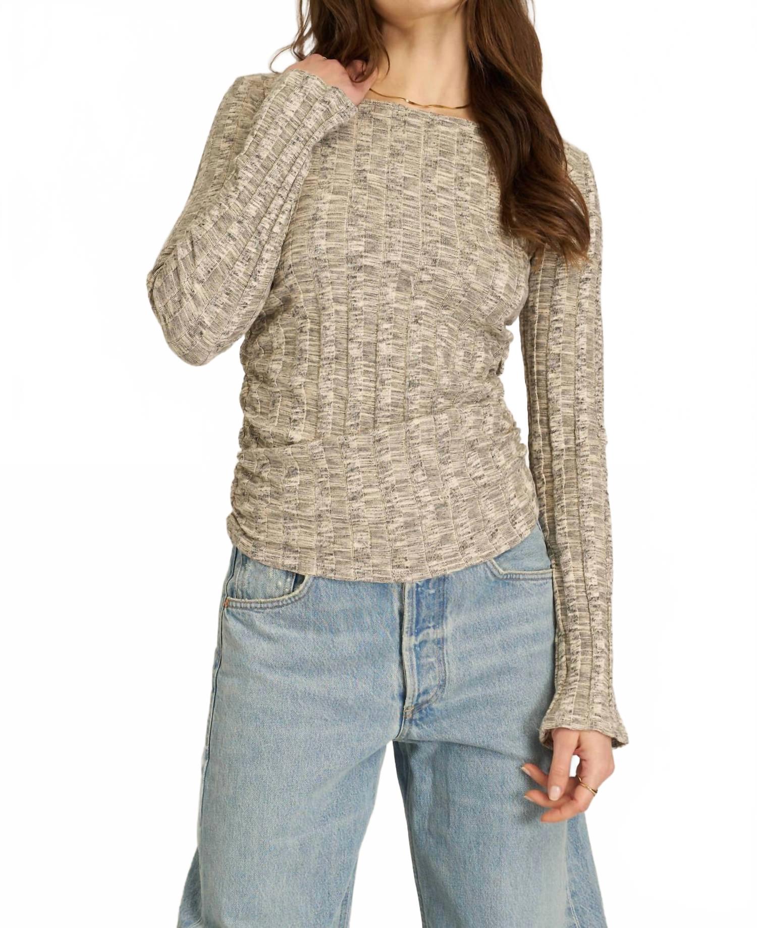 PROJECT SOCIAL T Топ Sanna с длинными рукавами и вырезом-лодочкой, в рубчик, цвет "перламутровый"
PROJECT SOCIAL T Топ Sanna с длинными рукавами и вырезом-лодочкой, в рубчик, цвет "перламутровый"