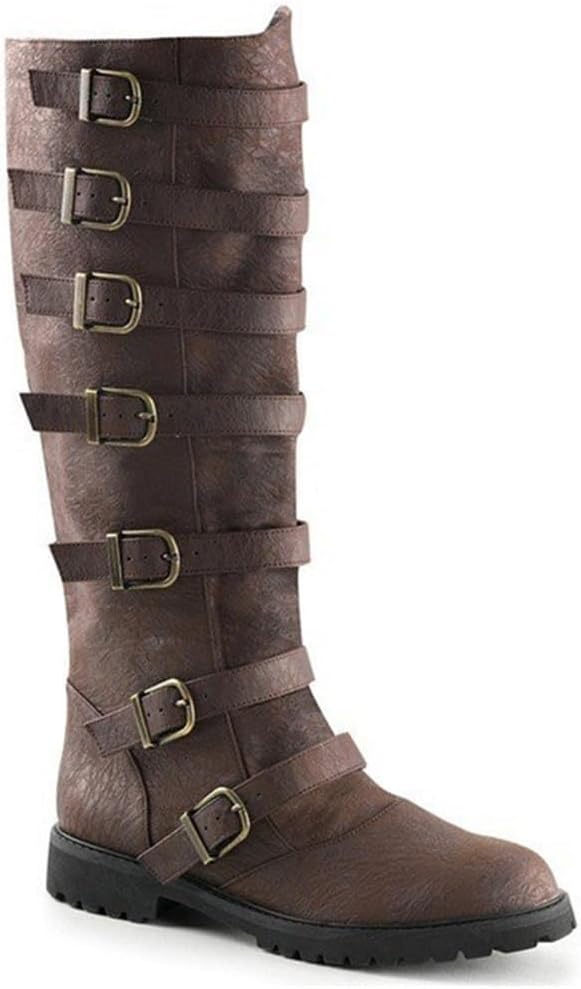 Мужские сапоги в стиле стимпанк из искусственной кожи эпохи Возрождения, средневековые пиратские сапоги для Хэллоуина Helltaker, коричневый
Мужские сапоги в стиле стимпанк из искусственной кожи эпохи Возрождения, средневековые пиратские сапоги для Хэллоуина Helltaker, коричневый