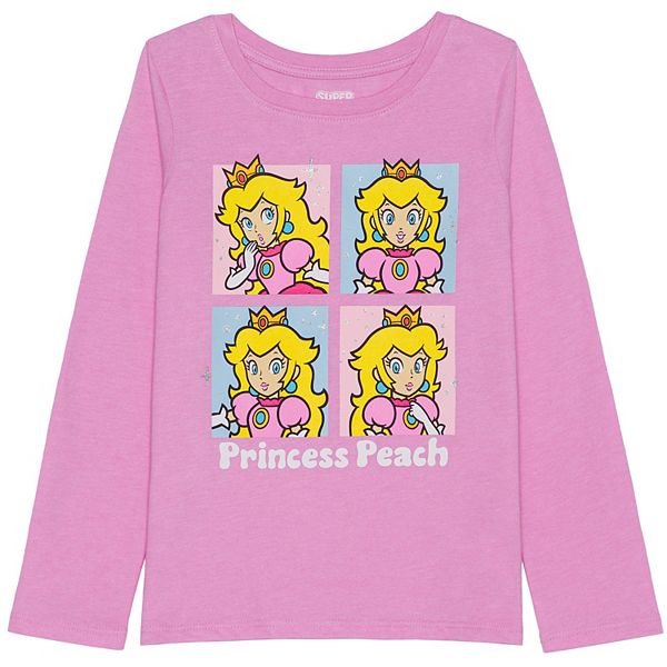 Футболка с длинным рукавом для девочек 4-12 лет с принтом nintendo princess peach Jumping Beans
Футболка с длинным рукавом для девочек 4-12 лет с принтом nintendo princess peach Jumping Beans