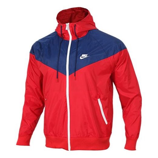 Куртка Nike Sportswear Windrunner Hooded Jacket Red Blue, красный 
Куртка Nike Sportswear Windrunner Hooded Jacket Red Blue, красный
