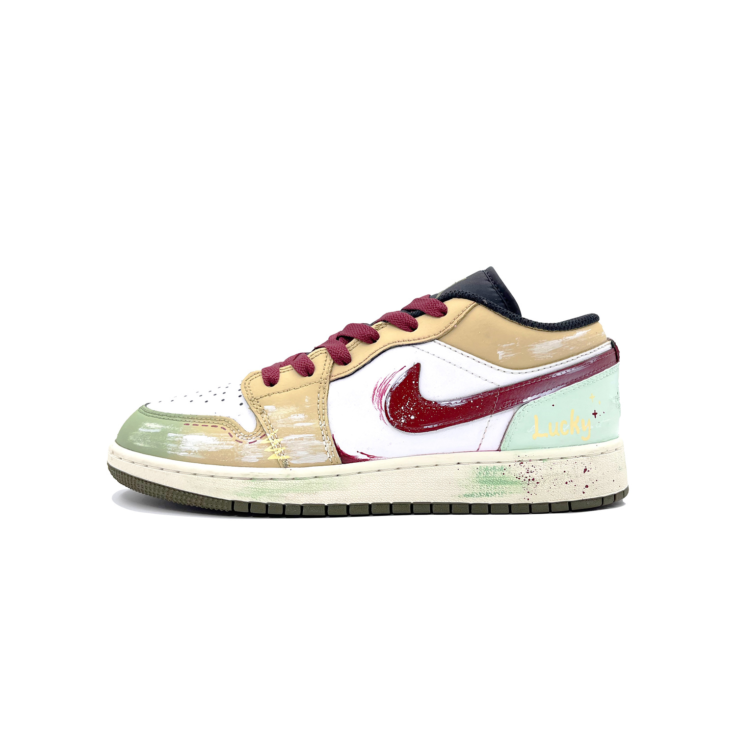 Jordan Air 1 Lucky Gingerbread House Low top детские баскетбольные кроссовки Red Brown Unisex
Jordan Air 1 Lucky Gingerbread House Low top детские баскетбольные кроссовки Red Brown Unisex