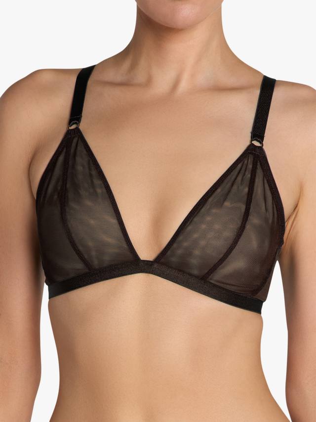 Anna Sheer Mesh Triangle Bralette Heist, Black
Anna Sheer Mesh Triangle Bralette Heist, Black