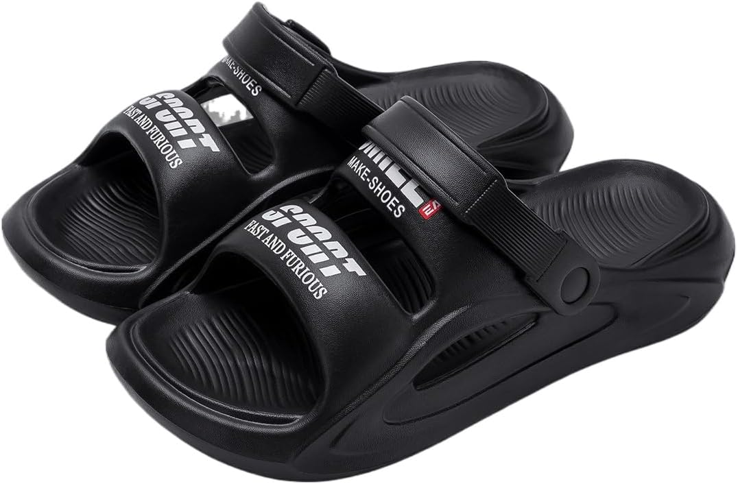 Мужские модные шлепанцы Dikermoon, мягкая легкая подошва, домашние и для душа, нескользящие пляжные шлепанцы, удобные тапочки с массажным эффектом, EVA-сандалии Azttoztto, черный
Мужские модные шлепанцы Dikermoon, мягкая легкая подошва, домашние и для душа, нескользящие пляжные шлепанцы, удобные тапочки с массажным эффектом, EVA-сандалии Azttoztto, черный