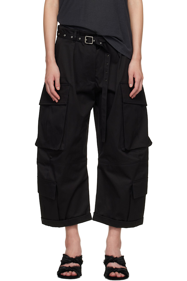 Брюки-Карго из саржи Acne Studios, черный
Брюки-Карго из саржи Acne Studios, черный
