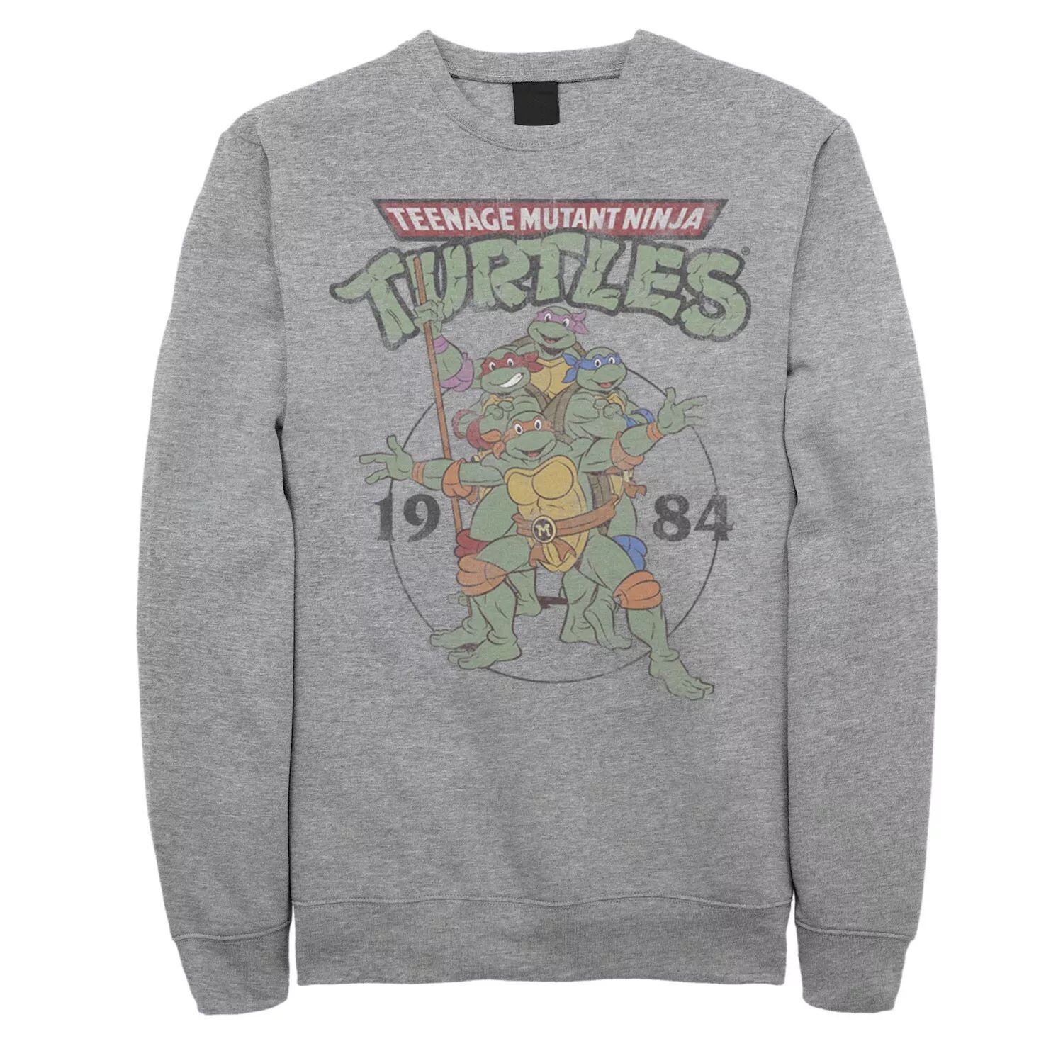 Мужские флисовые футболки с изображением черепашек ниндзя, винтаж 1984 года, Goofy Group Shot Licensed Character
Мужские флисовые футболки с изображением черепашек ниндзя, винтаж 1984 года, Goofy Group Shot Licensed Character