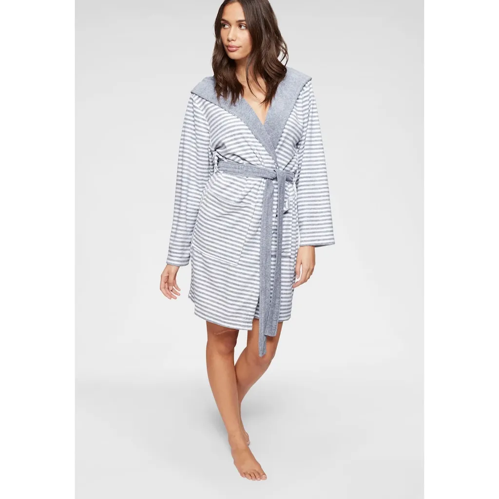 Женский халат KangaROOS Luana, идеально подходит для сауны и спа, отельный халат, утренний халат, 1 шт., полосатый - женский халат, полосатый, размеры XS-3XL Kangaroos, серый
Женский халат KangaROOS Luana, идеально подходит для сауны и спа, отельный халат, утренний халат, 1 шт., полосатый - женский халат, полосатый, размеры XS-3XL Kangaroos, серый